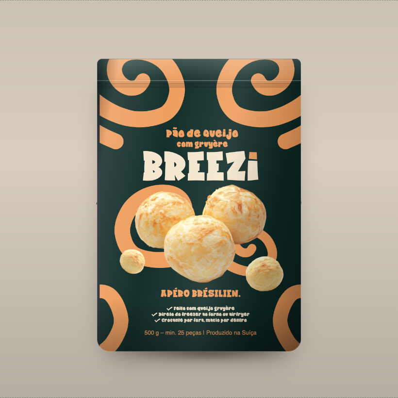 Pão de queijo com gruyère - BREEZi