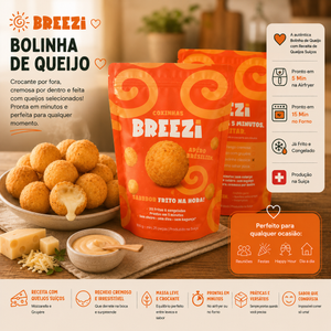 Bolinha de queijo com Gruyère 🧀 - BREEZi