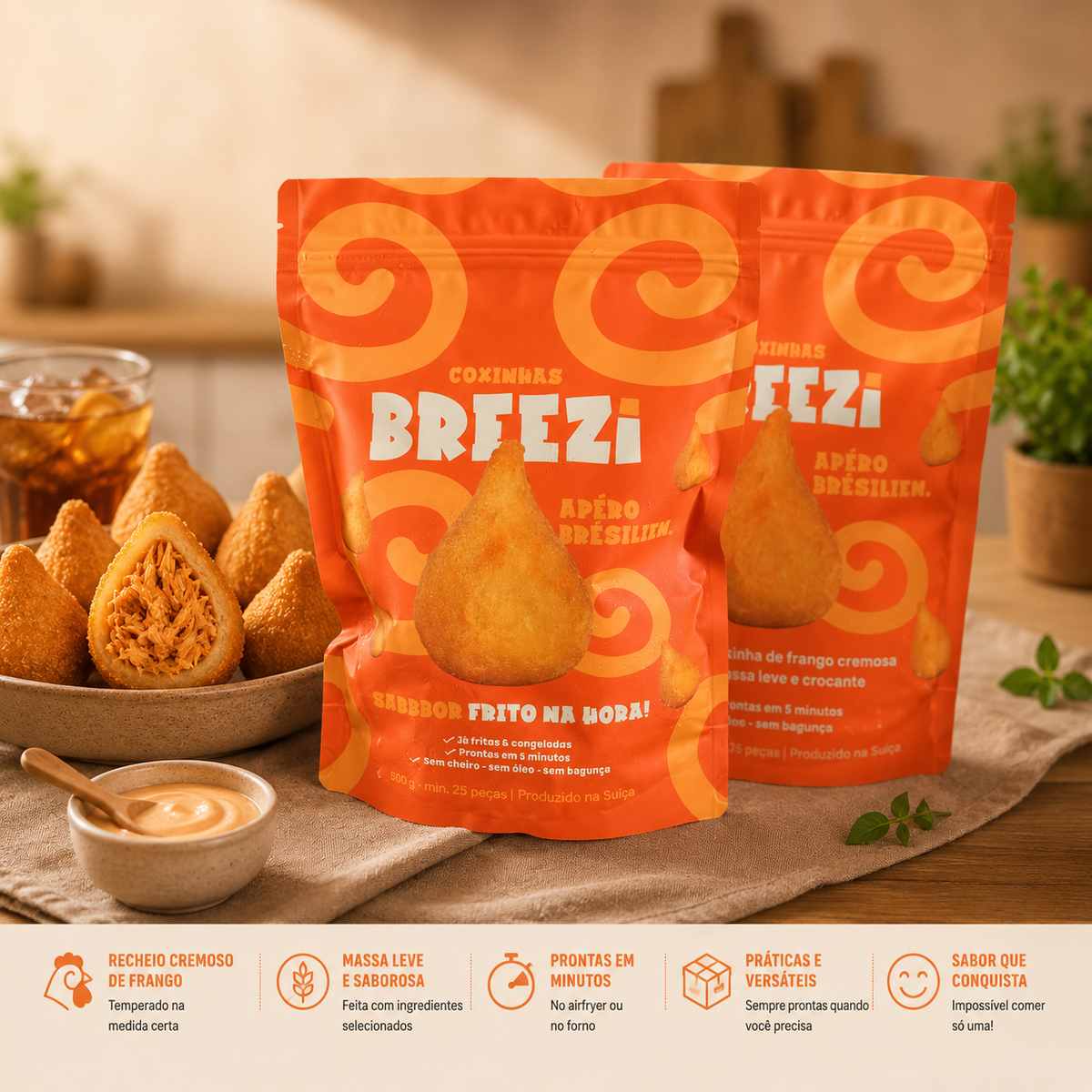 Coxinha de Frango - BREEZi